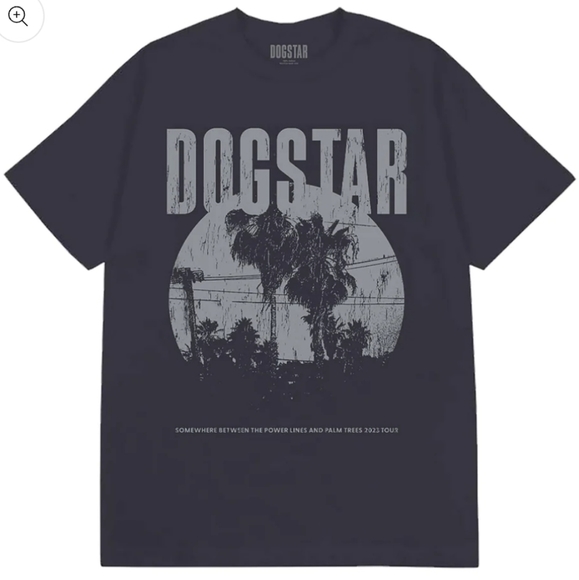 Dogstar Somewhere Between the Power Lines and Palm Trees Tour 2023 Tee - Picture 1 of 6